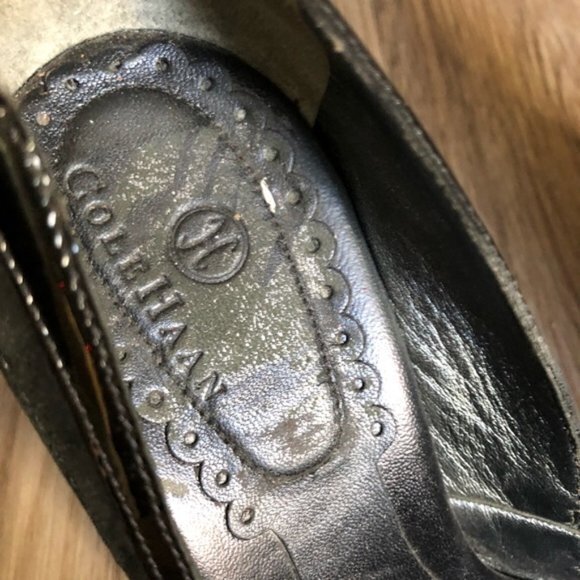 Cole Haan suede‎ leather 3” heel pumps - Picture 5 of 6